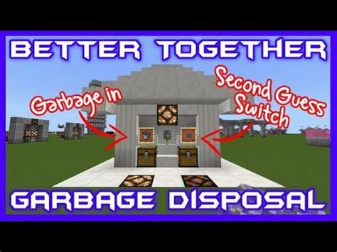 All that's left is provide some kind of input system for the dropper and to make everything aesthetically. Garbage Disposal w/ Second Guess Switch Tutorial | Amazing ...