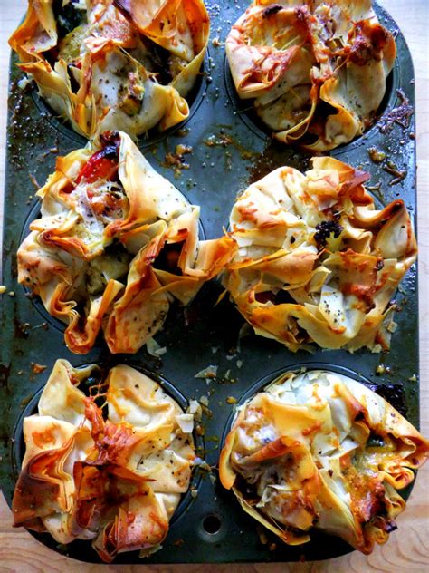 Spiced ground beef phyllo dough rolls. Veggie Bundles Wrapped in Phyllo - Proud Italian Cook