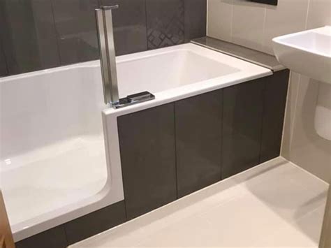 Head and lumbar support for bathing comfort. Bathrooms Glasgow | Wet Room Design | Bathroom Renovation