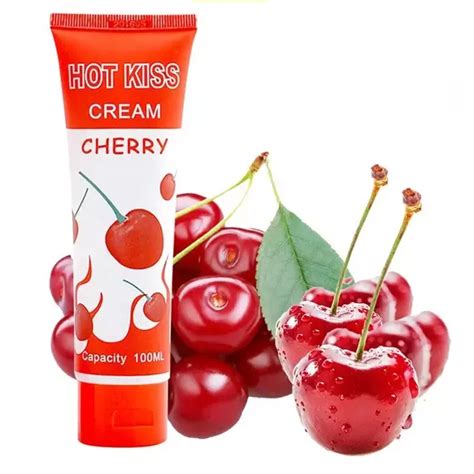 Jash 100ml Fruity Flavored Cherry Sex Lubricant Cream Edible Personal