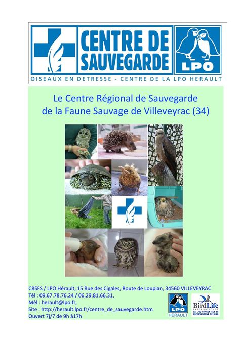 Présentation Du Centre Régional De Sauvegarde De La Faune Sauvage De