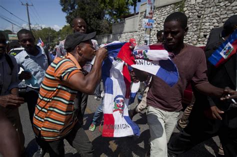 Thousands Protest Against Dominican Treatment Of Haitian Countrymen