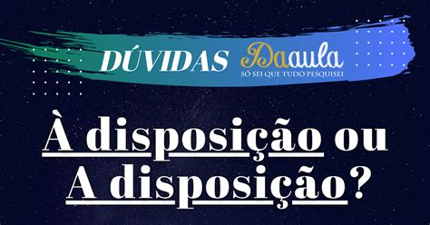 Qualquer Dúvida Estou à Disposição Vírgula