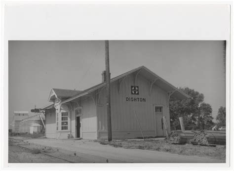 Atchison Topeka And Santa Fe Railway Company Depot Dighton Kansas