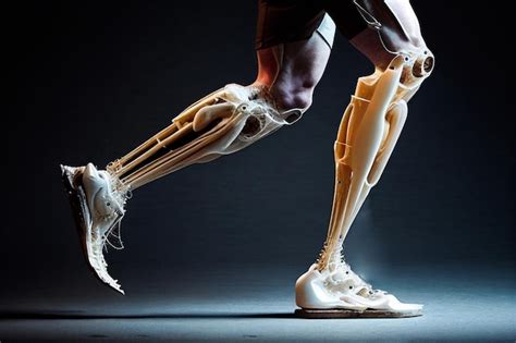 Premium Ai Image Illustration Of Leg And Prosthesis Symbol Graphic
