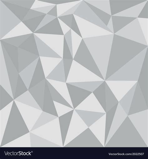 Grey Triangle Background Or Flat Seamless Pattern Vector Image