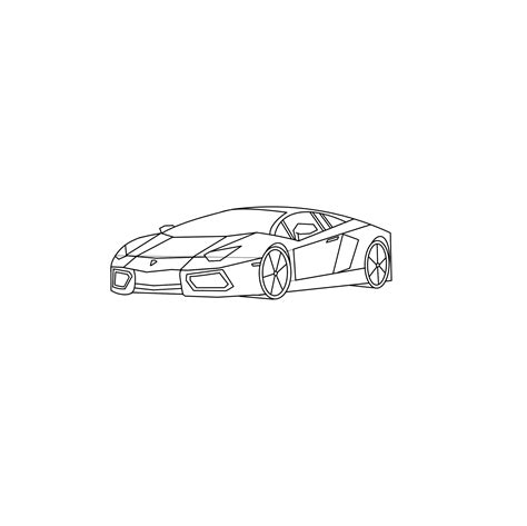 How To Draw A Lamborghini In 6 Easy Steps Jae Johns