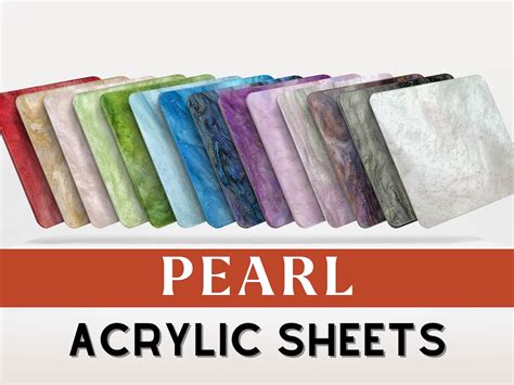 Pearl Acrylic Sheet 3mm Acrylic Acrylic Blanks Pastel Acrylic Laser