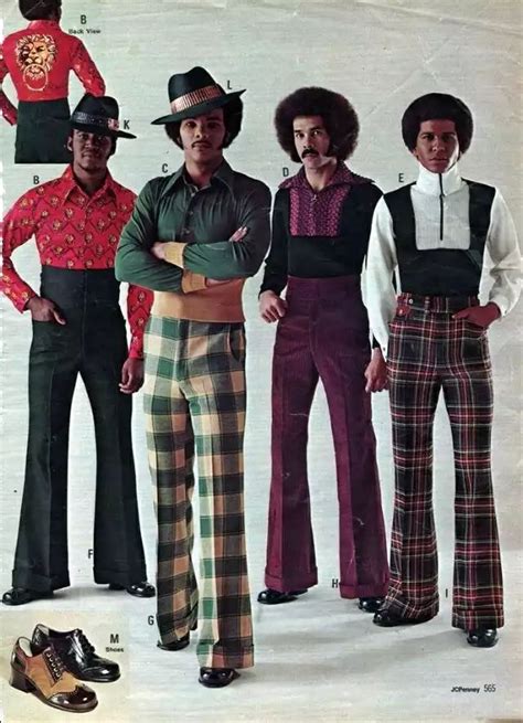 Mens Fashion From The 70s In 2021 70s Fashion Trending 70s Black