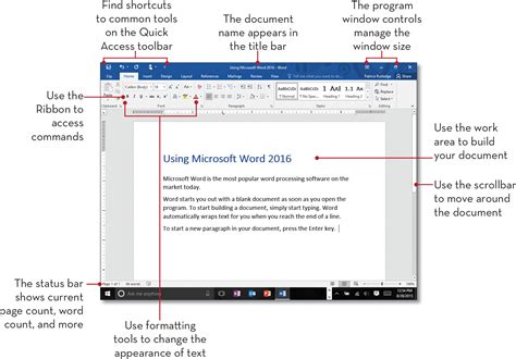Chapter 7 Creating A Document In Microsoft Word Easy Office 2016 Book