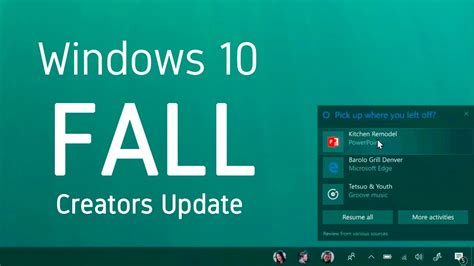 Nuevo Windows 10 Fall Creators Update ¡top 5 Novedades Youtube