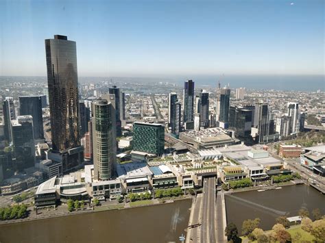 Crown Entertainment Complex And South Melbourne Apartments From Level