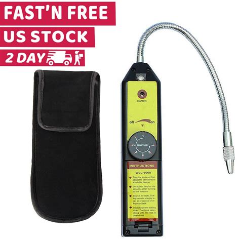 Refrigerant gas leak detector (1). Portable Halogen Gas AC Freon Refrigerant Leak Detector ...