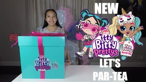 new itty bitty prettys tea party surprise unboxing huge tea cup youtube