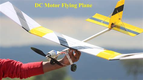 Diy Dc Motor Airplane How To Make A Airplane Using 775 Dc Motor Youtube