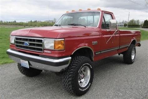 1989 Ford F250 4x4 73l Diesel Manual 4 Speed With Overdrive Original