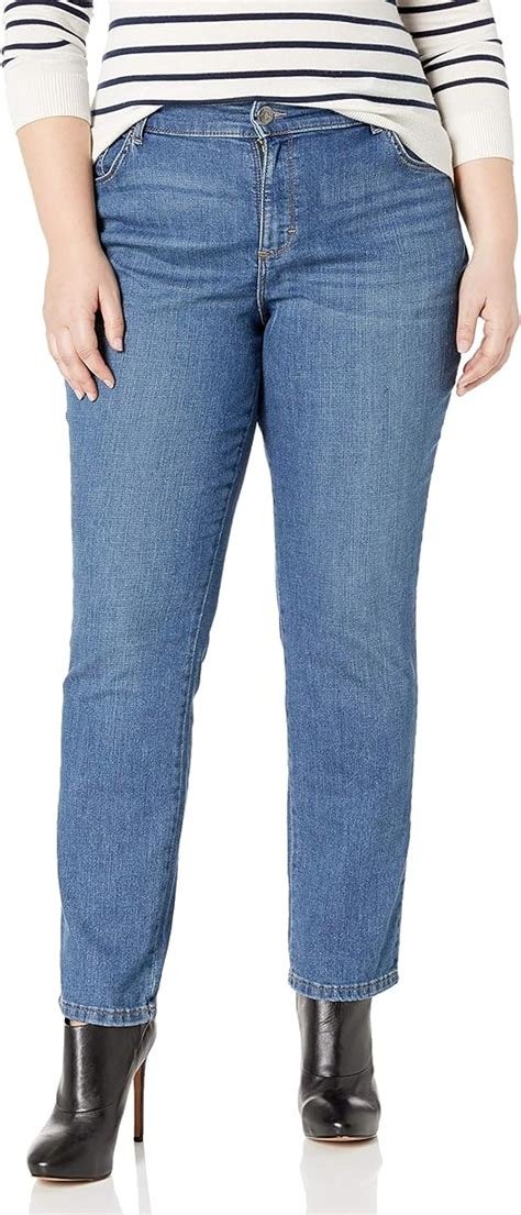 Lee Womens Plus Size Relaxed Fit Straight Leg Jean At Amazon Womens