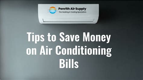 Ppt Tips To Save Money On Air Conditioning Bills Powerpoint