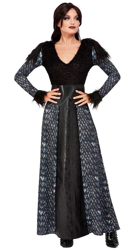 Dark Winter Queen Costume Medieval Queen Costume