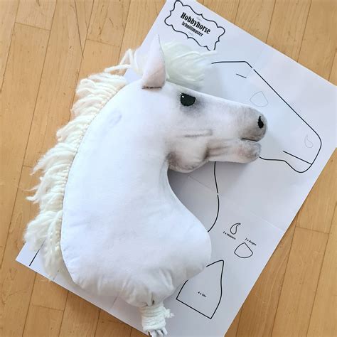 Hobby Horse Sewing Pattern With Tutorial Pdf Download Diy Stick Horse
