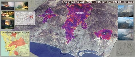 San Diego Wildfire Map