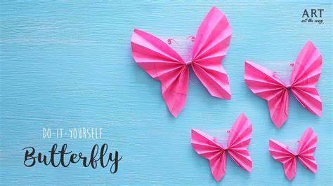 How To Make A Paper Butterfly Easy Butterflies For Beginners Diy