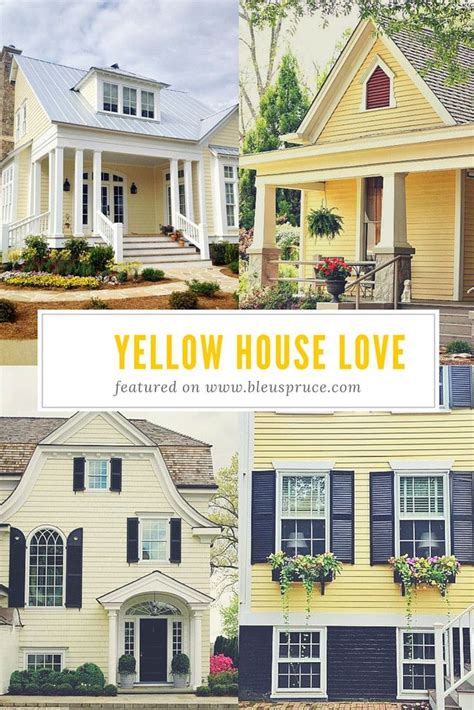 Maybe you would like to learn more about one of these? Yellow House Love | Blue shutters, Yellow houses and Blue grey