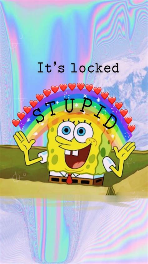 Spongebob Lock Screen Spongebob Wallpaper Funny Phone Wallpaper Its