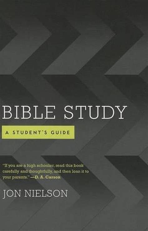 Bible Study A Students Guide By Jon Nielson English Paperback Book