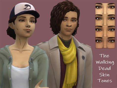 The Walking Dead Skin Tones Sims 4 Mod Download Free
