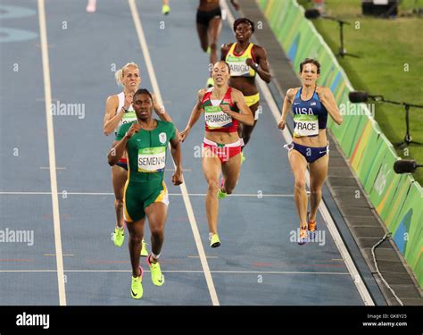 South Africa S Caster Semenya Left And Great Britain S Lynsey Sharp