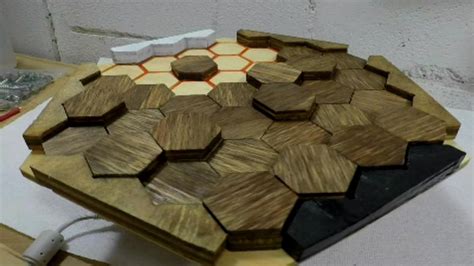 I made an Iso-Path Hexagonal Game Board : DIY