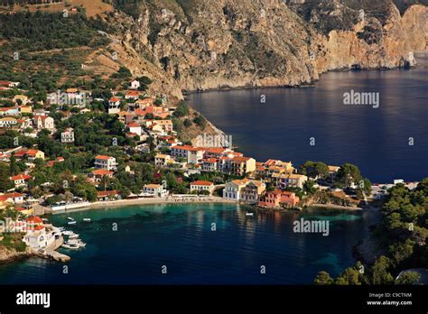 Assos Or Asos One Of The Most Beautiful Villages Of Kefalonia On