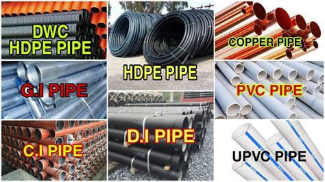 Types Of Pipessize And Uses Youtube