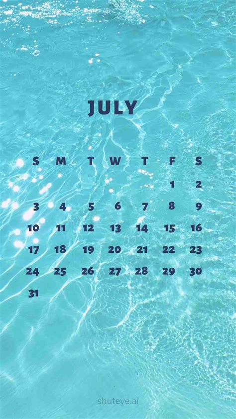 Printable July Calendar 2023 Free Printable Calendars Shuteye July
