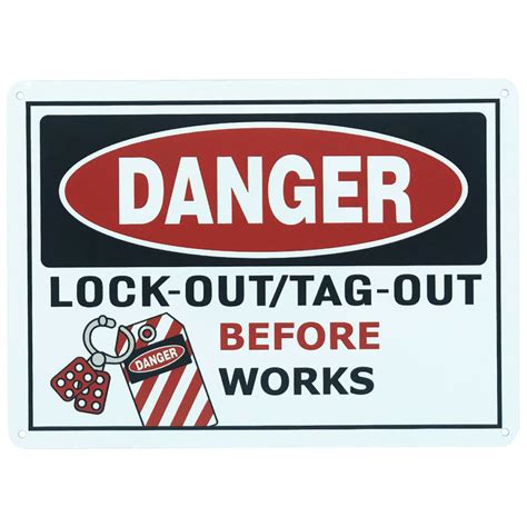 Loto Signage Lock Out Tagout Before Works Next Day Safety