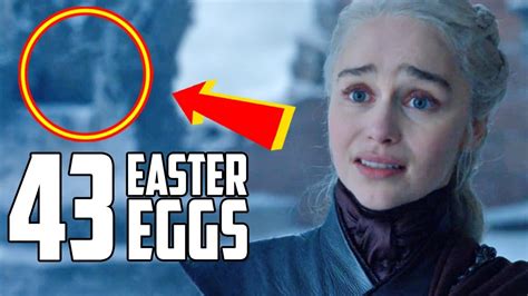 game of thrones finale easter eggs youtube