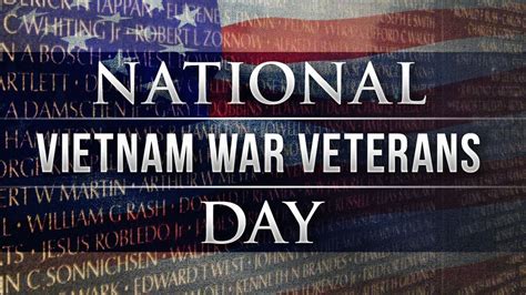 March Is National Vietnam War Veterans Day