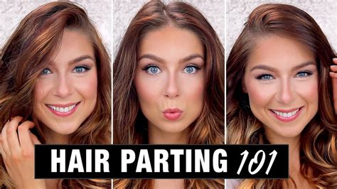Hair Parting Styles And Techniques How To Part Your Hair Youtube