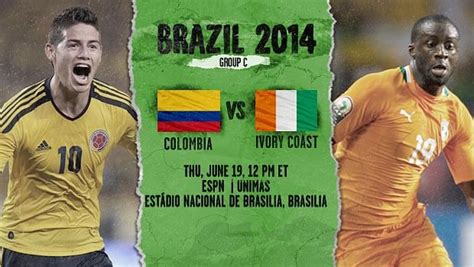 Colombia Vs Ivory Coast What We Can Expect Preview And Prediction