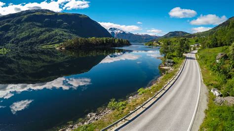 Aerial Footage From Beautiful Nature Norway Shot In 4k Ultra High Definition Uhd Stock