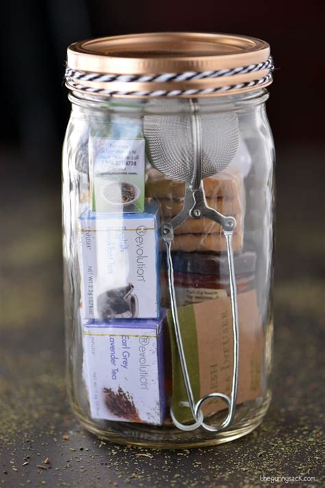 See more ideas about jar gifts, mason jar gifts, jar. Tea Time Mason Jar Gifts - The Gunny Sack