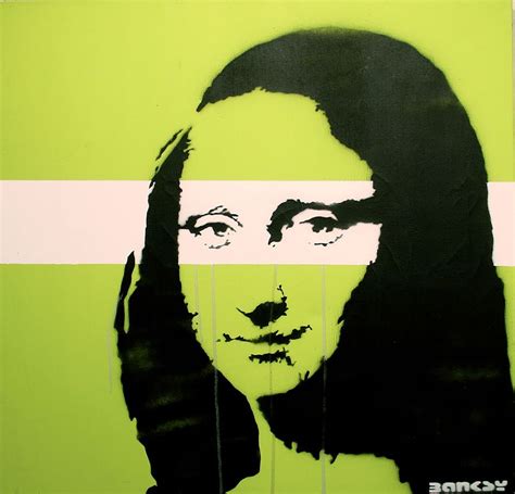47 Street Art Graffiti Mona Lisa Banksy Contemporary Australia