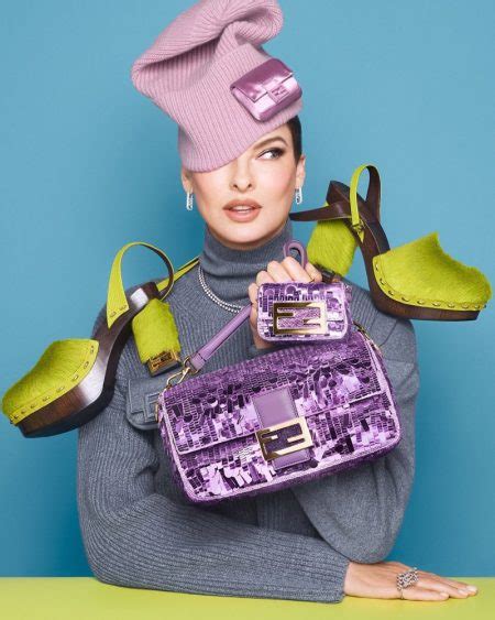 Linda Evangelista 2022 Vogue Uk Cover Fendi Campaign Photos