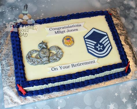 Air Force Promotion Cake Retirement Decorations Retirement Cakes