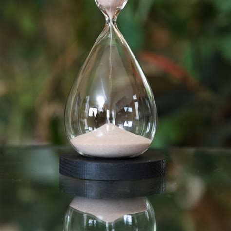 Large Freestanding Hourglass With Natural Sand 60 Minute Justhourglasses