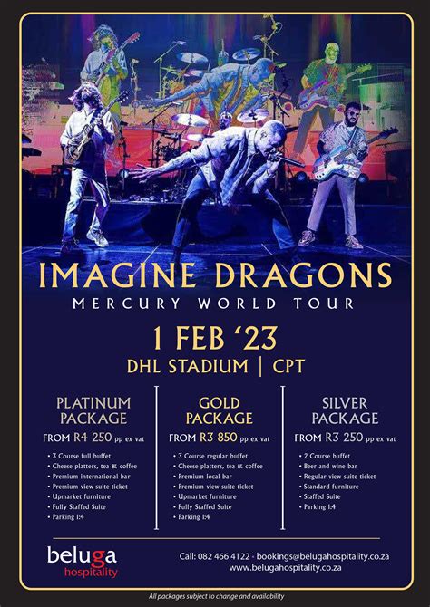 Imagine Dragons Mercury World Tour 2023 Beluga Hospitality