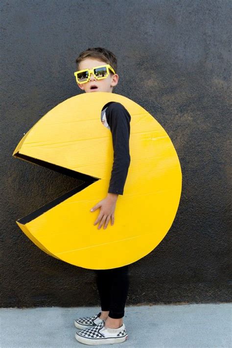 Diy Kids Pac Man Halloween Costume The Effortless Chic Diy