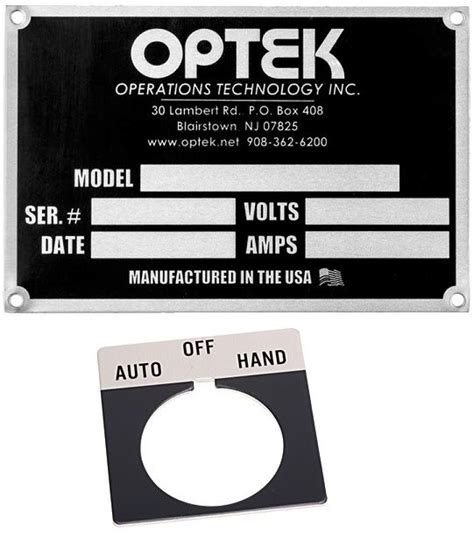 One of those rules is to have your electrical panel appropriately labeled. Electrical Panel Labels and Nameplates • OEM Panels