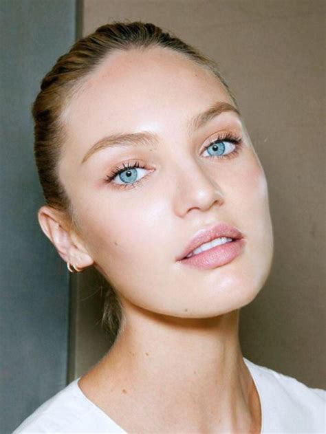 We Adore This Natural No Makeup Makeup Look On Candice Swanepoel